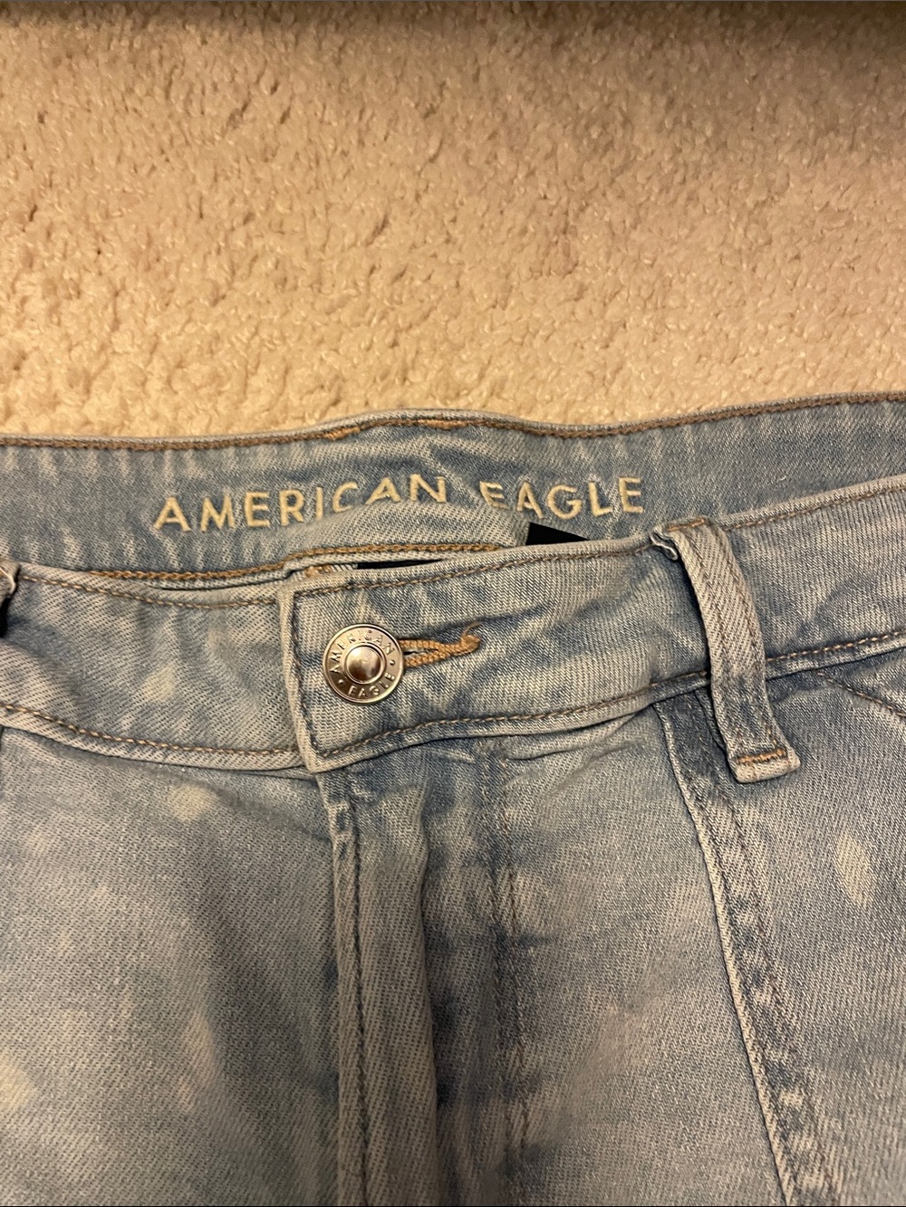 Light Wash Carpenter Jeans - Wide Leg - Picture 3 of 5